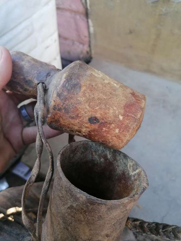 Antique african container