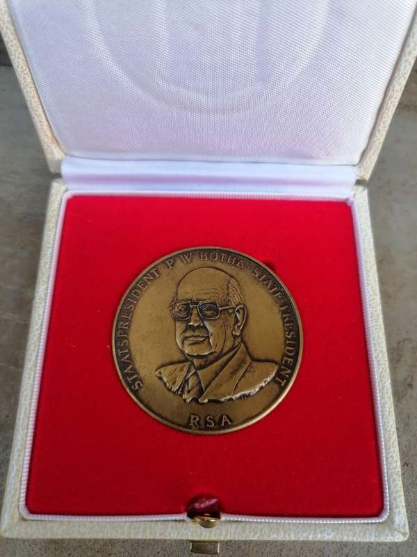 President P.W. Botha / Commemorative Stone Laying 1987
