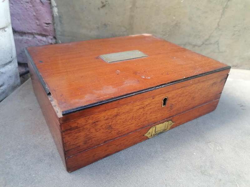 Antique English Victorian Artists Box from Winsor & Newton, , 1890s