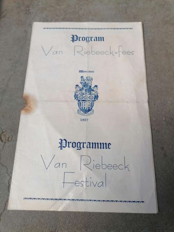 Van Riebeeck-fees" (Van Riebeeck Festival 1952
