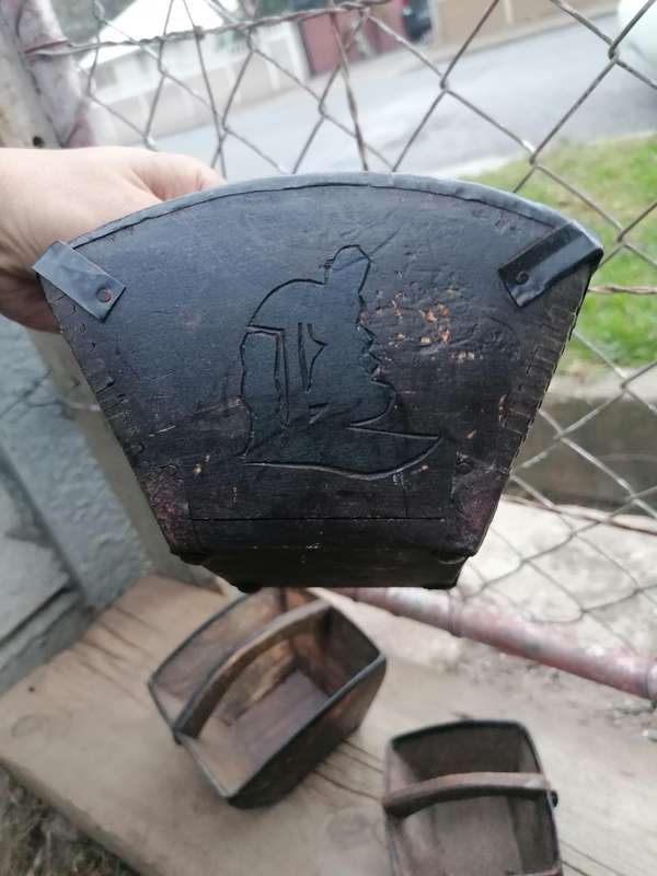Rare find 19th Century Rice Measuring Buckets
