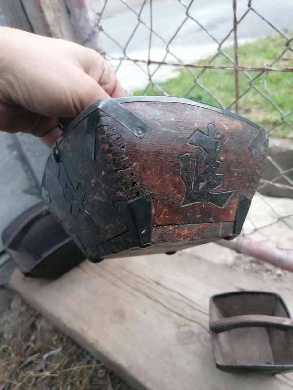 Rare find 19th Century Rice Measuring Buckets