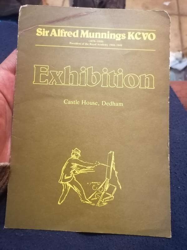 Sir Alfred Munnings KCVO  (1876-1939)  President of the Royal Academy 1944-1949  Exhibition