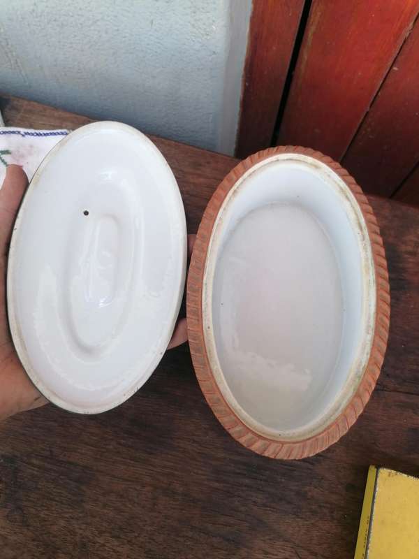 Vintage Pillivuyt French Mushroom Tureen / Terrine Game Pie Dish 1920s