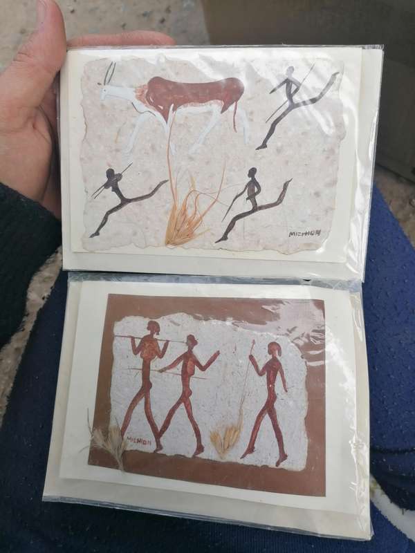 A TRIBUTE TO THE SAN PEOPLE Art by Michion ndlovu