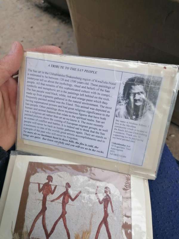 A TRIBUTE TO THE SAN PEOPLE Art by Michion ndlovu