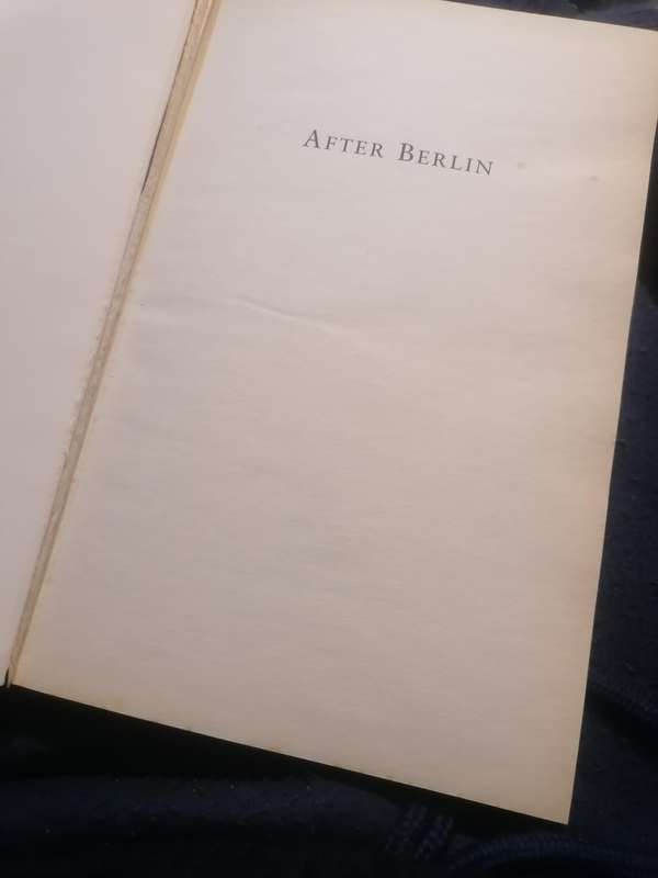 After Berlin by Corrick, Martin Hardback Book