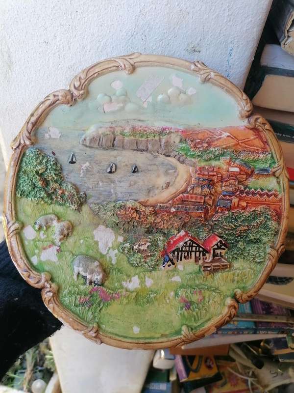 BOSSON`S CHALKWARE PLAQUE