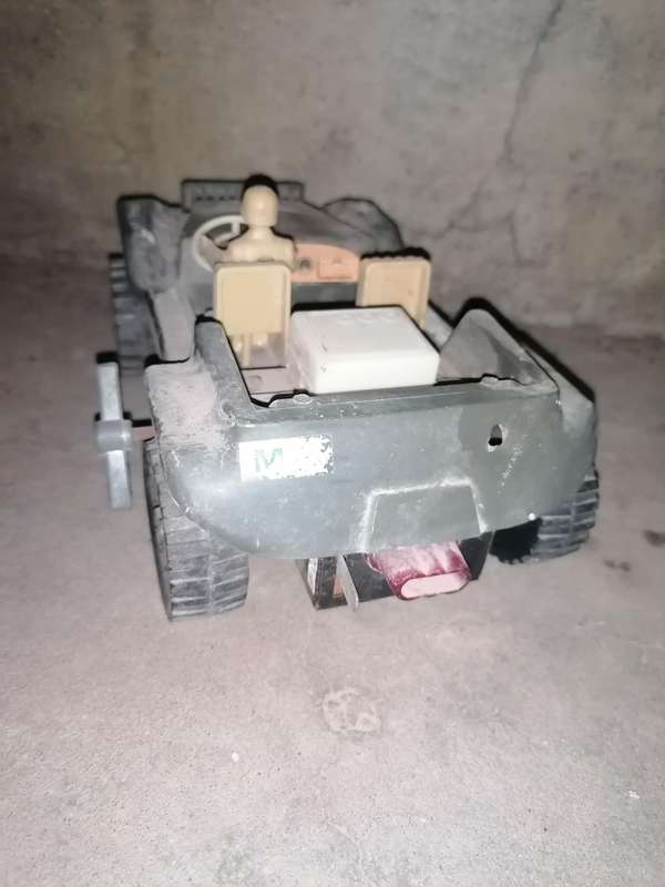 VINTAGE TIN & PLASTIC TOY WIND-UP TRUCK, DURHAM JAPAN. ARMY / MILITARY Sadly not working