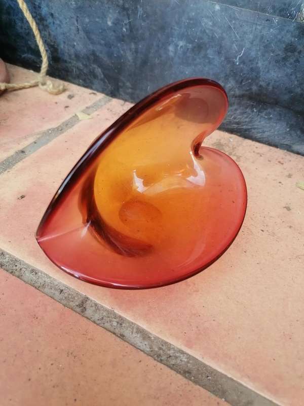 Murano Glass Clam Seashell Bowl