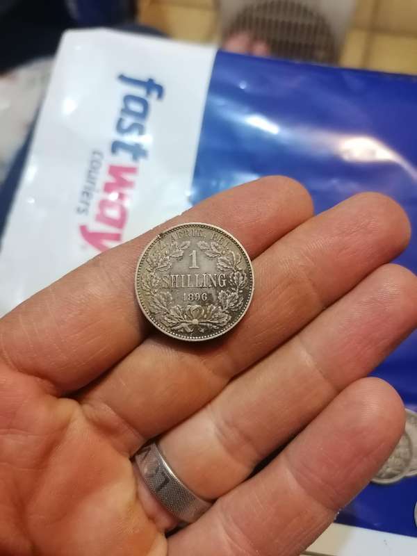 1896 ZAR 1 shillings