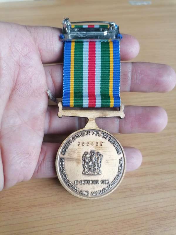 South African Police(SAP) - 1995 Reconciliation & Amalgamation Medal