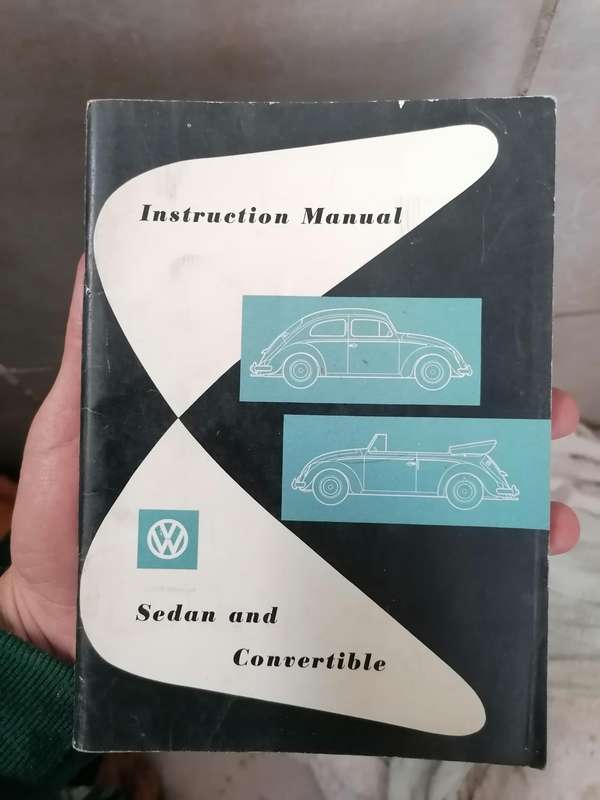 1959 Volkswagen VW Beetle Sedan & Convertible Owner Operator Instruction Manual