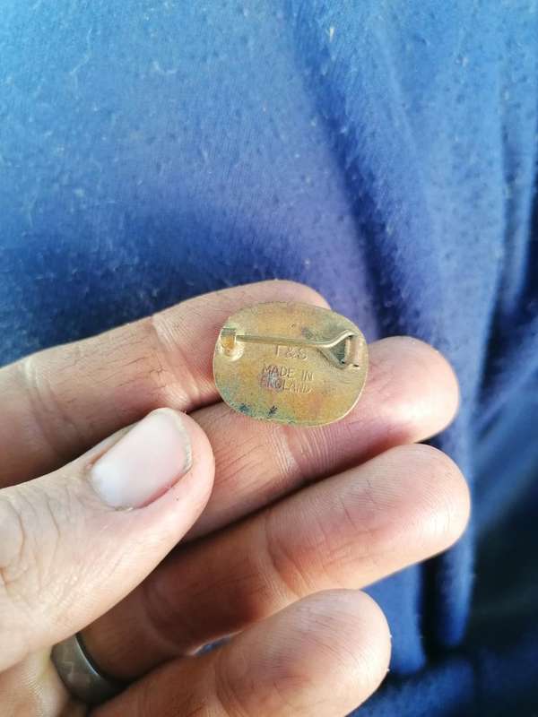 Vintage Corgi Model Club Badge F&S Pin Badge