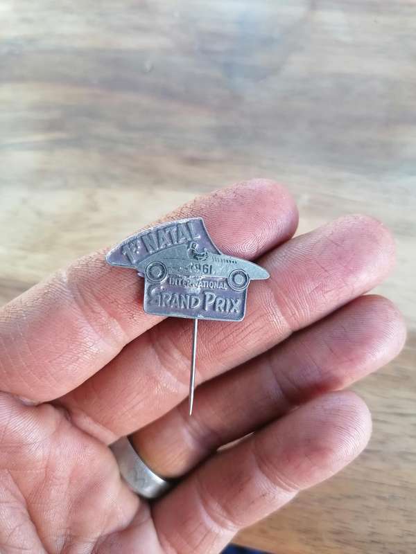 South African Grand Prix 1961 lapel pin