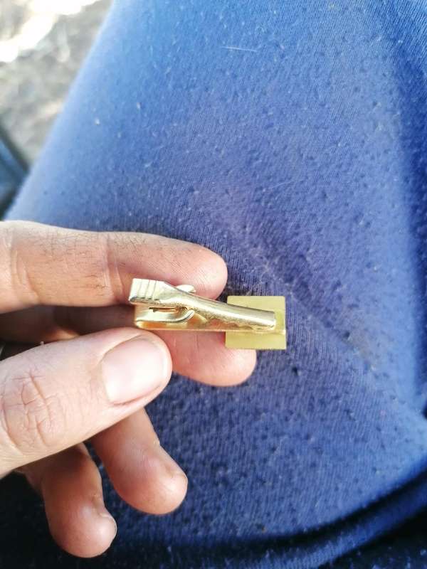 Vintage Detroit Diesel Advertising tie pin
