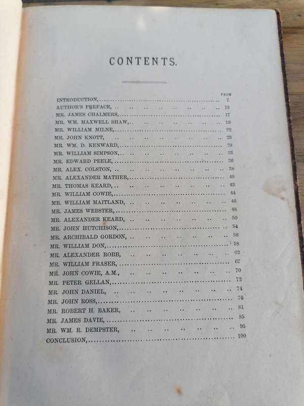 1876 Precentors and Musical Professors