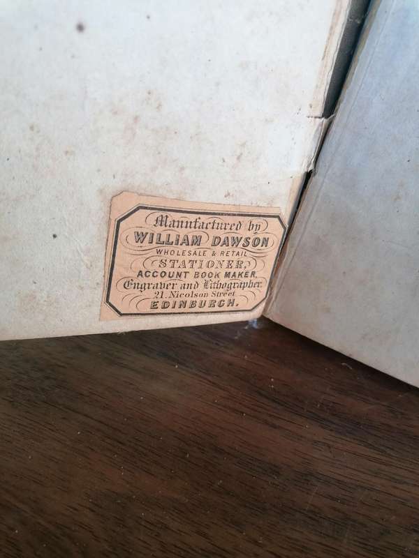 1863 note book