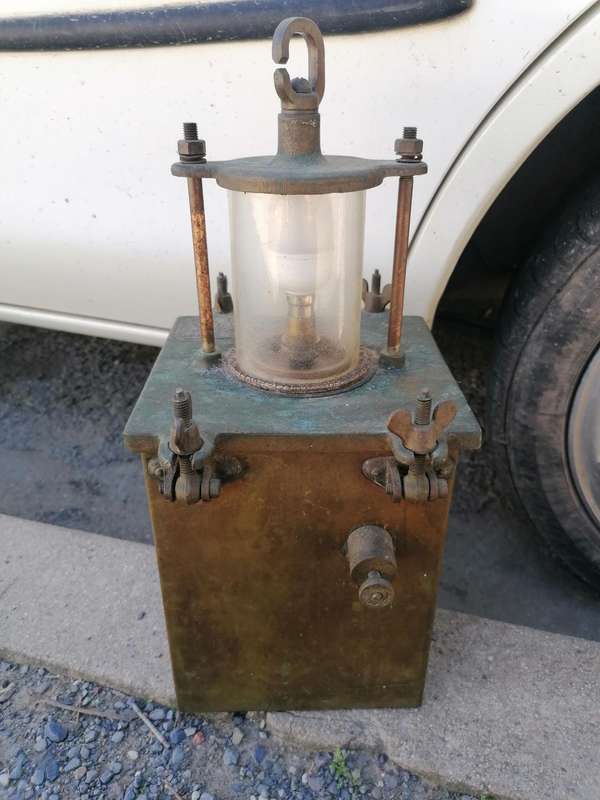 Rare find seldom seen original 1958 brass ships lamp