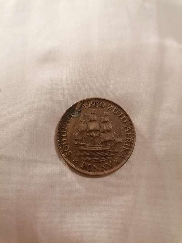 Stunning detailed 1930 ZA penny