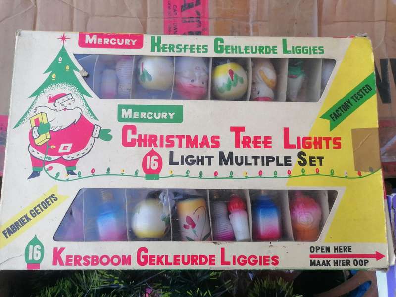 Rare find VINTAGE Vintage Boxed Christmas Light Set