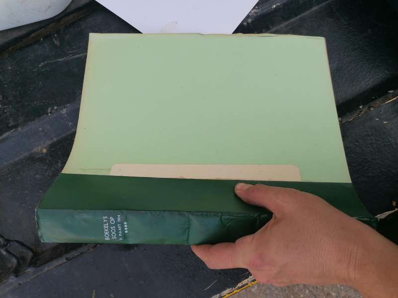Braille book BOEKELYS SOOS OP  31 MAART 1984