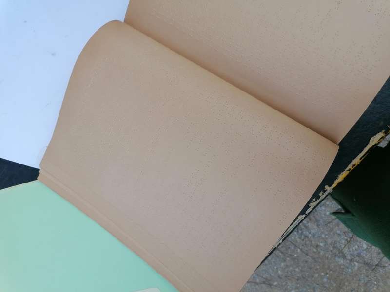 Braille POSKODES POSTCODES 1972 book