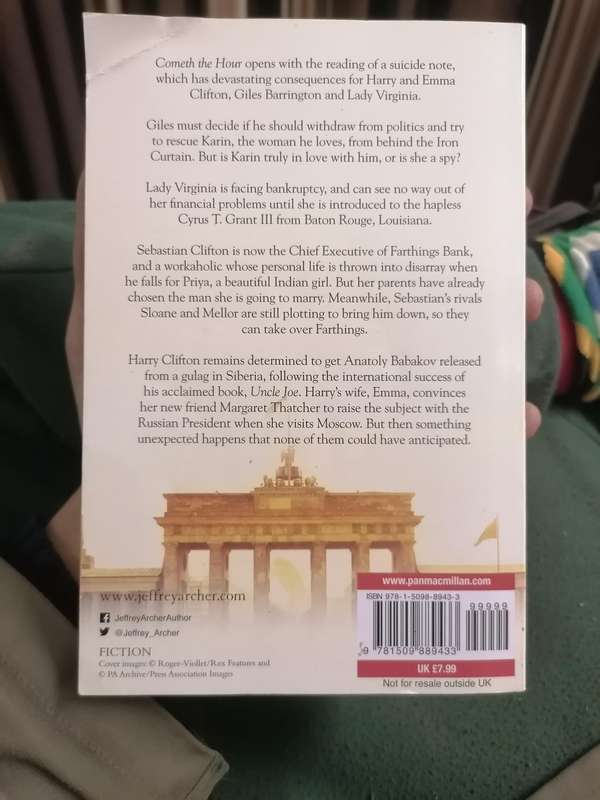 Cometh The Hour by Jeffrey Archer