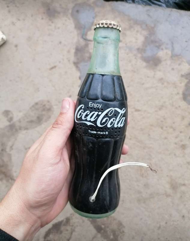 Vintage Coca Cola radio. Untested sold as found