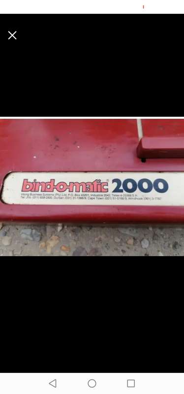 BIND-O-MATIC 2000 AND FASTBIND BINDING