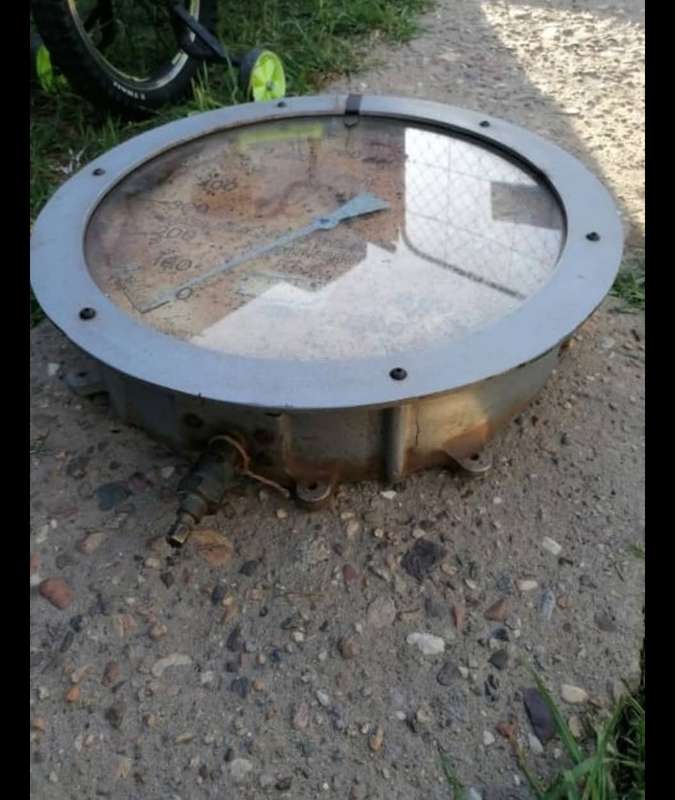 Rare find a large and heavy ship WEIGH DIAL UNIT