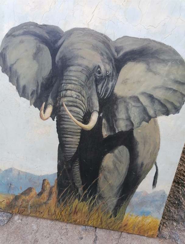 Vintage G.A Melcher painting. Condition as per picture