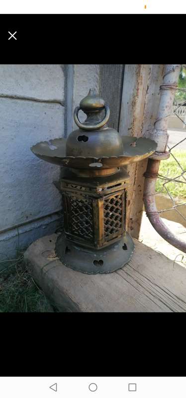 Vintage brass latern