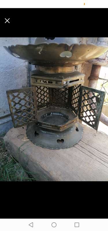 Vintage brass latern