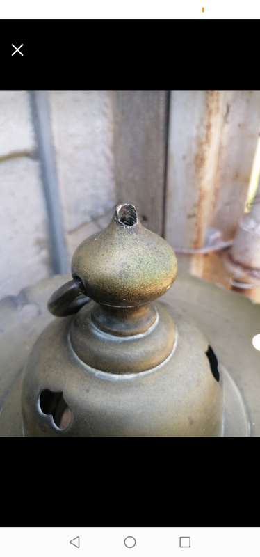 Vintage brass latern