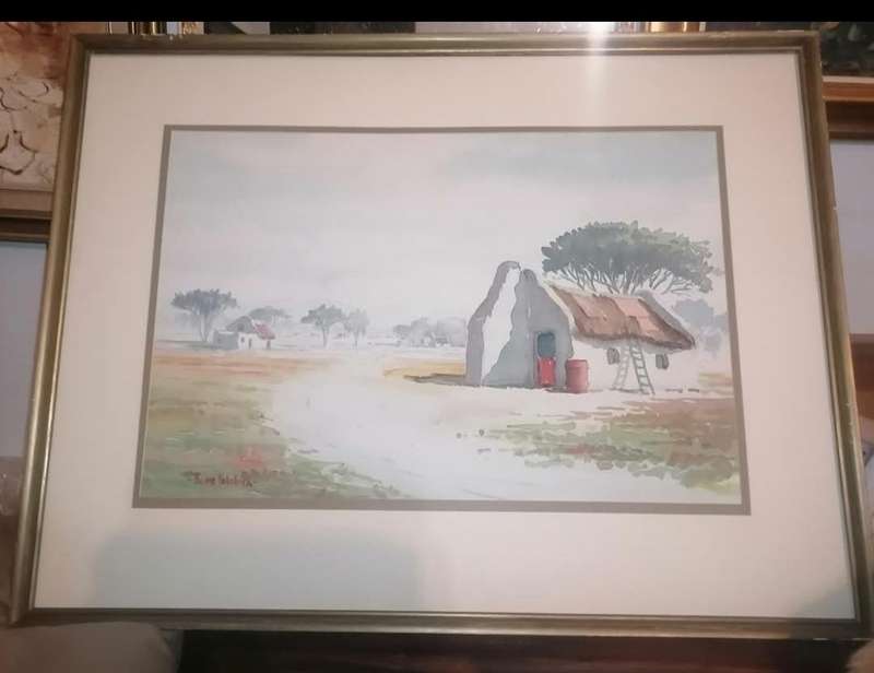 FAMOUS SA ARTIST PIERRE VOLSCHENK (1926 -)
