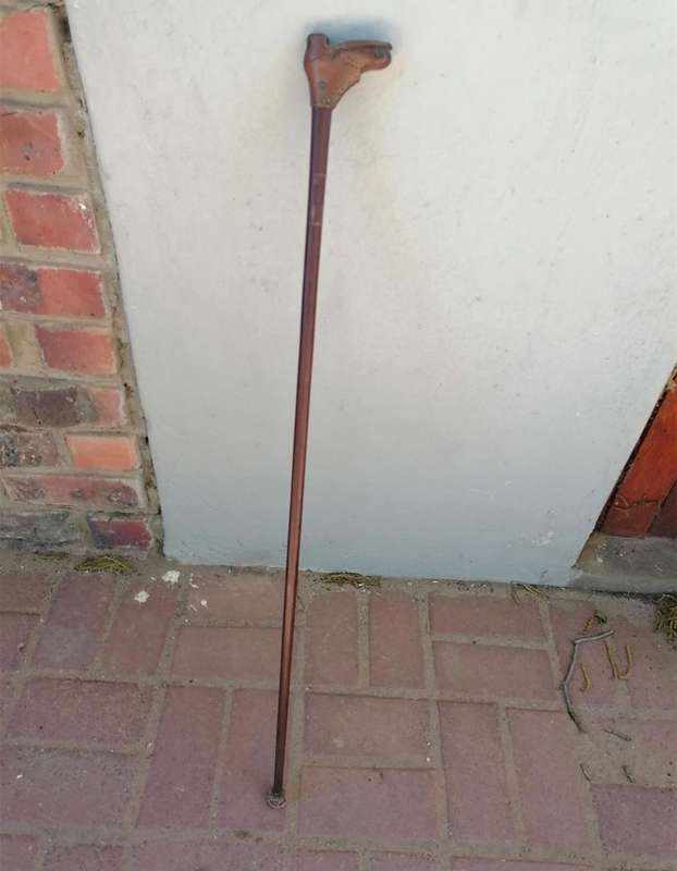 Boer war pow boot Kierie walking stick