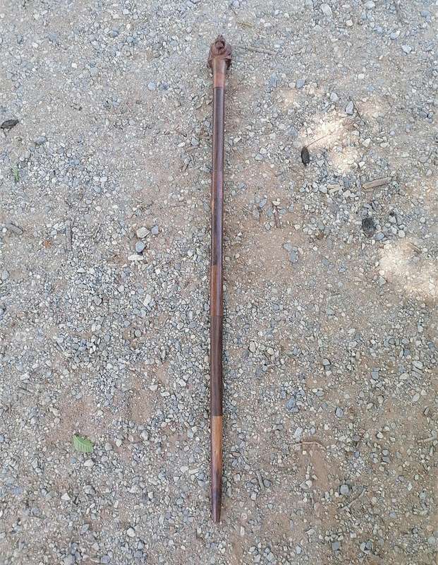 Vintage handcrafted walking stick