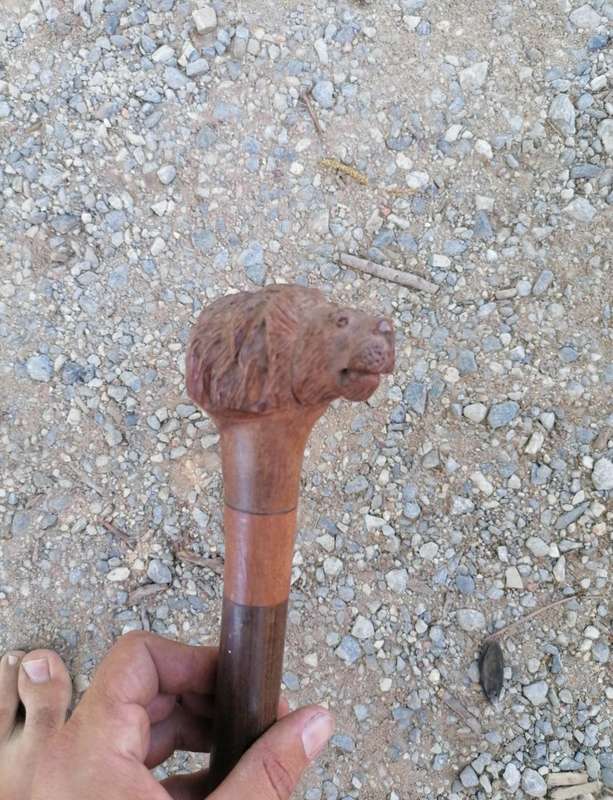 Vintage handcrafted walking stick