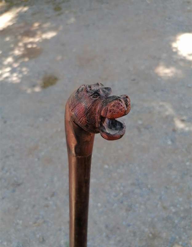 Vintage handcrafted walking stick