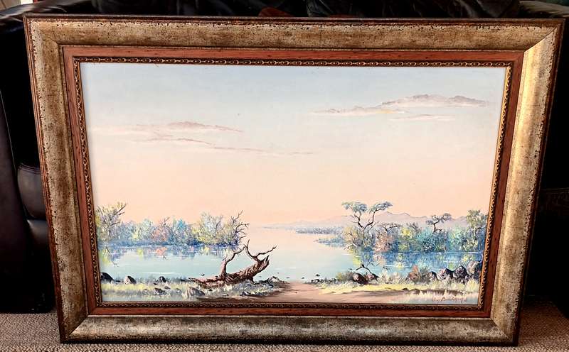 Original oil painting landscape