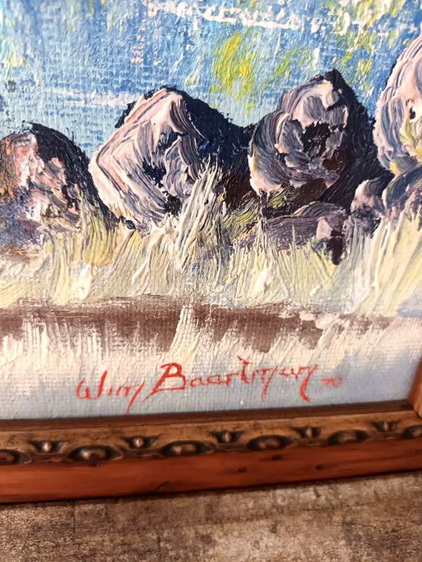 Original oil painting landscape