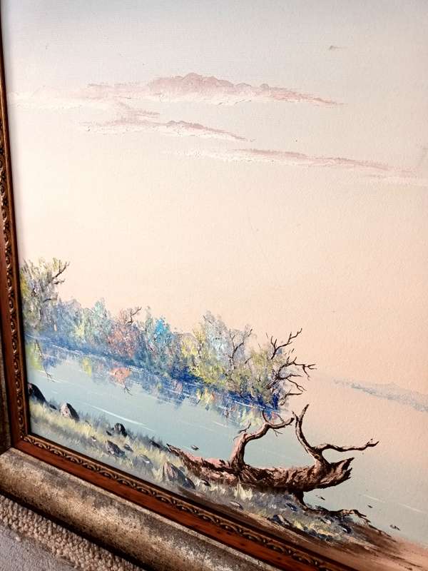 Original oil painting landscape