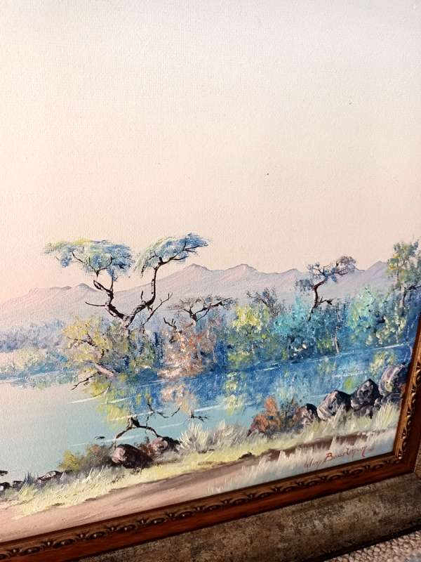 Original oil painting landscape