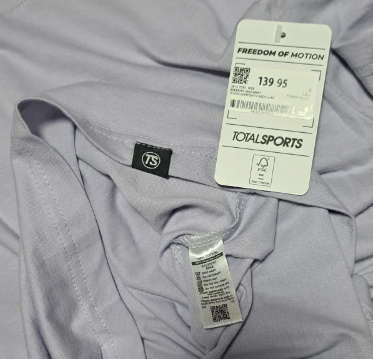 Mens TotalSports Everyday V-neck Lilac T-shirt - Large