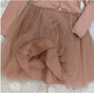 Disney Princess Moana girls size 5 - 6 years light mauve / pink Tutu Dress. ( Cotton On Kids)