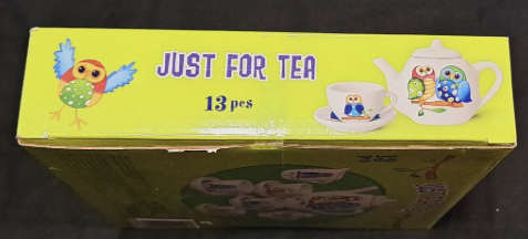 Champion 'Just for Tea' Set, 13 piece porcelain Tea set decorated with Owls.