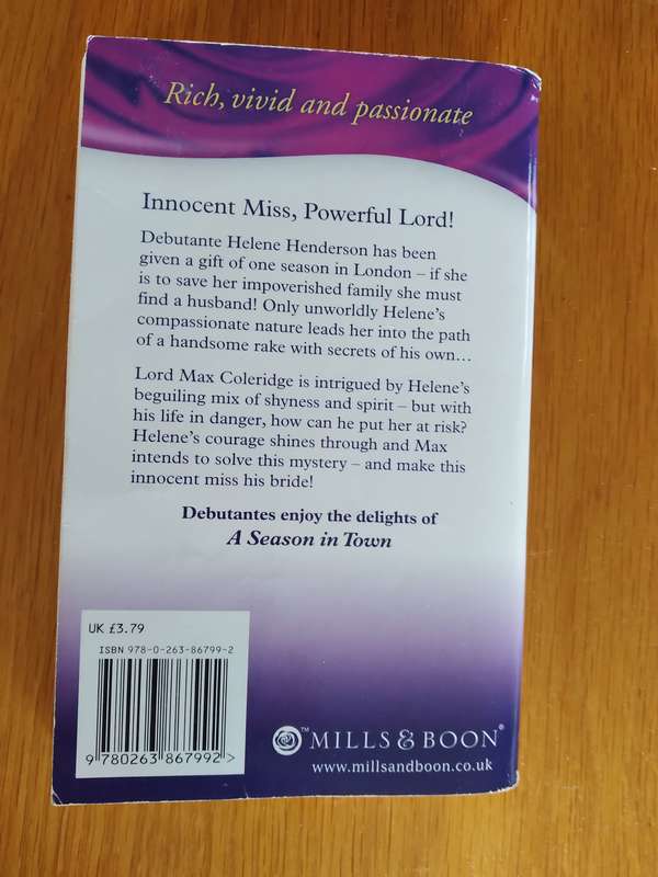 Mills & Boon Historical An Innocent Debutante In Hanover Square