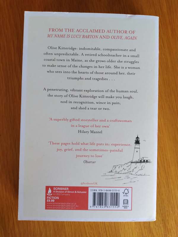 Olive Kitteridge By Elizabeth Strout