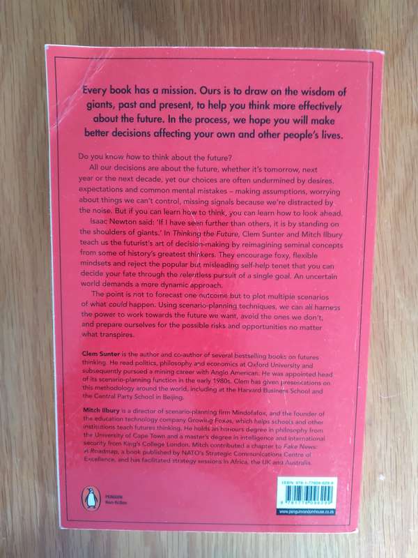 Thinking The Future By Clem Sunter & Mitch Ilbury